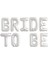 Bride To Be Yazılı Gümüş Folyo Balon Seti 1