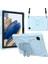 Samsung Galaxy Tab A8 10.5 2021 Bej Pc + Silikon Tutucu Tablet Kılıf Için 2