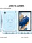 Samsung Galaxy Tab A8 10.5 2021 Bej Pc + Silikon Tutucu Tablet Kılıf Için 3