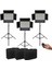 Cf-Led 2020W 3'lü Sürekli Video Panel LED Işık Seti 1