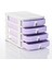 Ops Co 7400 Çok Amaçlı Çekmeceli Organizer Pastel Mor 2