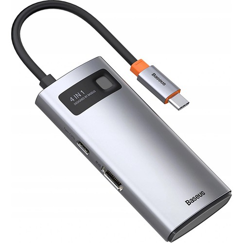 Baseus Metal Gleam Series 4in1 Type-C Hub Adaptör Çoklayıcı
