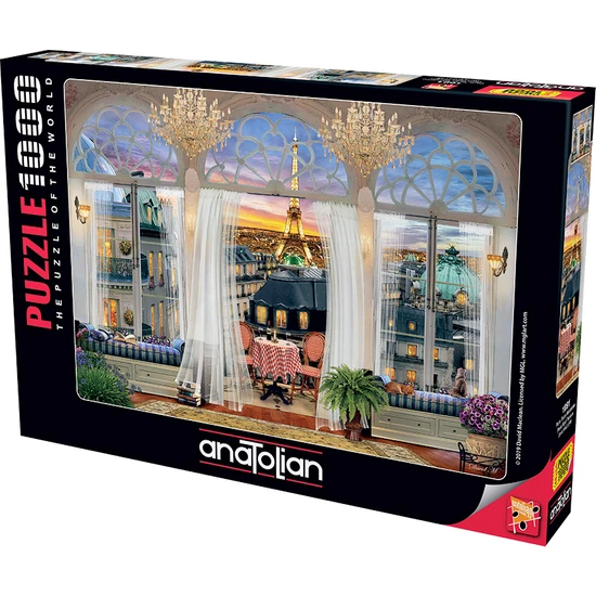 Anatolian 1000 Parçalık Puzzle / Paris Teras Manzarası - Kod 1091