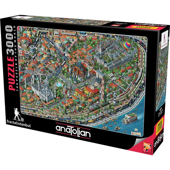 Anatolian 3000 Parçalık Puzzle / Fractal İstanbul - Kod 4913