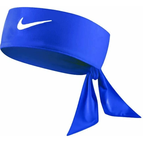 Nike Dri Fit Head Tie Bandana Tenisçi Kafa Bandı Mavi