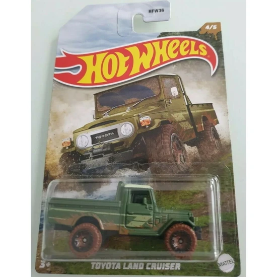 Hot Wheels Toyota Land Cruiser (Off Road Mudd Runners 4/5) ( Uzun Kart)