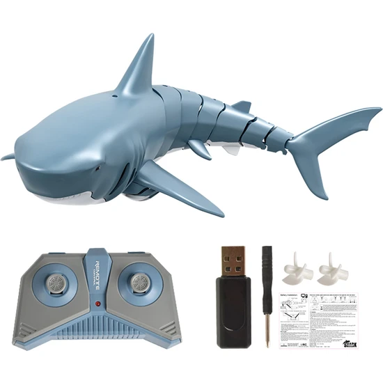 Mini Rc Köpekbalığı Uzaktan Kumanda Oyuncak Yüzmek(Yurt Dışından)