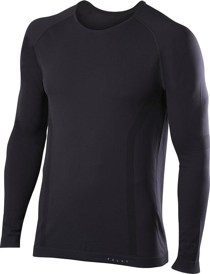 Falke W Long Sleeved C M Üst Içlik-Siyah