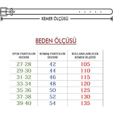 Deribond Erkek Kemer Kot ve Kanvasa Uygun