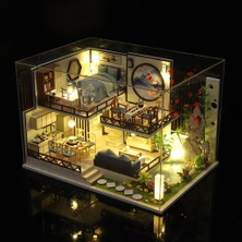 Honeyge 3D Minyatür Dollhouse Mobilya Bitki LED Cottage Fantasy Oyuncak Çocuklar Için Hediye (Yurt Dışından)