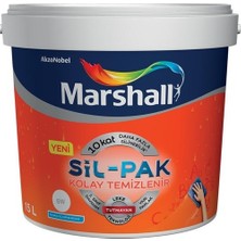 Marshall Sil-Pak 10 Kat Daha Fazla Silinebilir Iç Cephe Boyası 15 L.