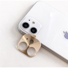 Yediseven Apple iPhone 12 Lens Kamera Koruyucu Alüminyum Metal