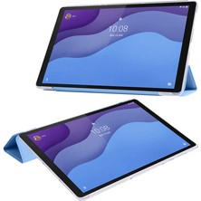 Fuchsia Lenovo M10 TB-X306F Uyumlu Fuchsia Smart Cover Standlı 1-1 Kılıf Flip Smart Akıllı Tablet Kılıfı