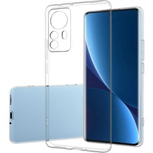 Tekno Grup Xiaomi Mi 12 Pro Kılıf Lüx Şeffaf Süper Silikon Kılıf