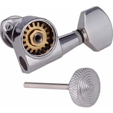 St Sports 6x Kilitleme Gitar Tuner Dişli Oranı 1:18 Elektro Gitarlar Için Aşınmaya Dayanıklı Siyah 6l (Yurt Dışından)