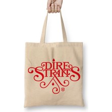 Baskı Dükkanı Dire Straits Queen Fleetwood Mac Eagles LED Zeppelin Eric Clapton Bez Çanta Uzun Saplı