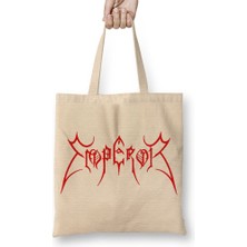 Baskı Dükkanı Emperor Enslaved Darkthrone Satyricon Immortal Dimmu Borgir Bez Çanta Uzun Saplı