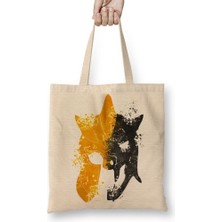 Baskı Dükkanı Game Of Thrones Cleganebowl Bez Çanta Uzun Saplı