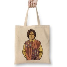 Baskı Dükkanı Ubuntu Bez Çanta Uzun Saplı