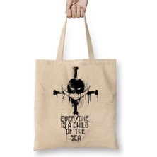 Baskı Dükkanı One Piece Child Of The Sea Bez Çanta Uzun Saplı