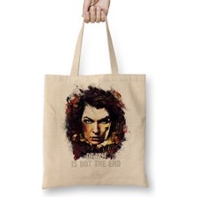 Baskı Dükkanı Death Is Not The End Alice Bez Çanta Uzun Saplı