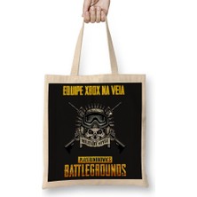 Baskı Dükkanı Equipe Xbox Na Veia Battlegrounds Bez Çanta Uzun Saplı