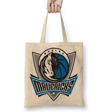 Baskı Dükkanı Dallas Mavericks Bez Çanta Uzun Saplı