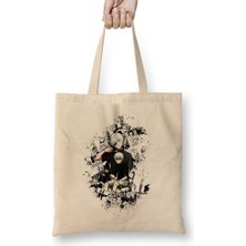 Baskı Dükkanı Kaneki Tokyo Ghoul Bez Çanta Uzun Saplı