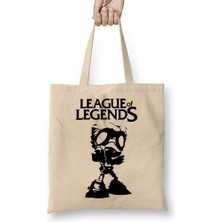 Baskı Dükkanı Lol Bez Çanta Uzun Saplı