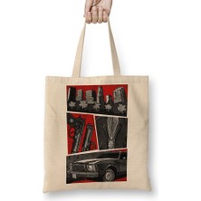 Baskı Dükkanı Dia De Treinamento Bez Çanta Uzun Saplı