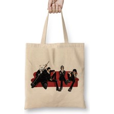 Baskı Dükkanı Corazon One Piece Bez Çanta Uzun Saplı