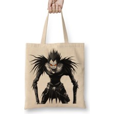 Baskı Dükkanı Ryuk Bez Çanta Uzun Saplı