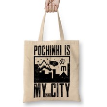 Baskı Dükkanı Serie Pubg Pochinki Is My City Bez Çanta Uzun Saplı