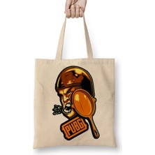 Baskı Dükkanı Serie Pubg Frigideira Bez Çanta Uzun Saplı