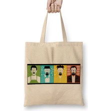 Baskı Dükkanı Breakıng Bad Im The One Who Knocks Bez Çanta Uzun Saplı