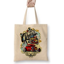 Baskı Dükkanı Rouse Hill Rumble Bez Çanta Uzun Saplı