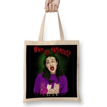 Baskı Dükkanı Minyonlar Bez Çanta Uzun Saplı