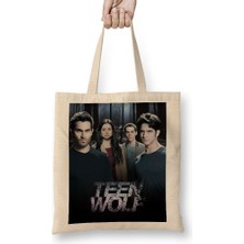 Baskı Dükkanı Teen Wolf 2 Bez Çanta Uzun Saplı