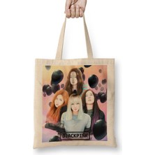 Baskı Dükkanı Blackpink 0002 Bez Çanta Uzun Saplı