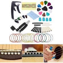 St Sports Gitar Aksesuarları Kiti 41 Adet Gitar Picks Dahil Capo Tuner Gitar Dize Set (Yurt Dışından)