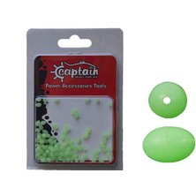 Captain Glow Boncuk Oval Çapari ve Takım Boncuğu 100LÜ Paket - 5mm