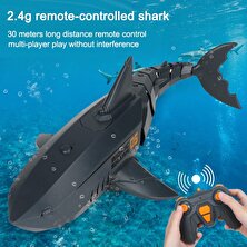 Vogue Rc Shark Oyuncaklar Elektrikli Su Geçirmez Köpekbalığı Oyuncaklar Gölet Havuz Partisi Dekor Için Siyah (Yurt Dışından)