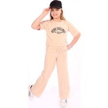 Toontoy Kids Toontoy Kız Çocuk Good Feelings Baskılı Eşofman Takım