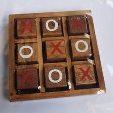 Vogue Ahşap Tahta Oyunları Tic Tac Toe Noughts ve Aileler Için Xo Strateji Haçları (Yurt Dışından)