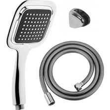 Ahlez Elite Duş Başlığı + Pvc Duş Hortumu + Mafsal Duş Takımı Duş Seti