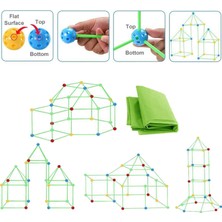 Vogue 120 Adet / Takım Çocuklar Fort Building Kitleri Yapma Kitleri Roket Mağarası Yapboz Oyuncak Çadır ile (Yurt Dışından)