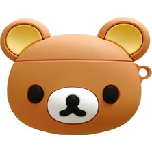 Bipower Airpods Pro Uyumlu Rilakkuma Kahverengi