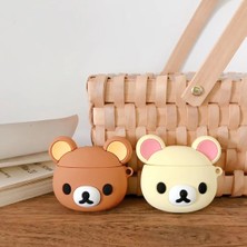 Bipower Airpods Pro Uyumlu Rilakkuma Kahverengi