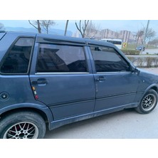 Seda Dizayn Oto Fiat Uno Cam Çıtası Krom Paslanmaz Çelik 4 Parça