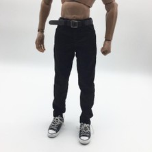 Vogue 1/6 Ölçekli Siyah Pantolon 12 Inç Action Figure Bebek Modeli Oyuncaklar Için Kemer (Yurt Dışından)